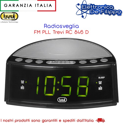 Radiosveglia pll trevi rc - radiosveglia,